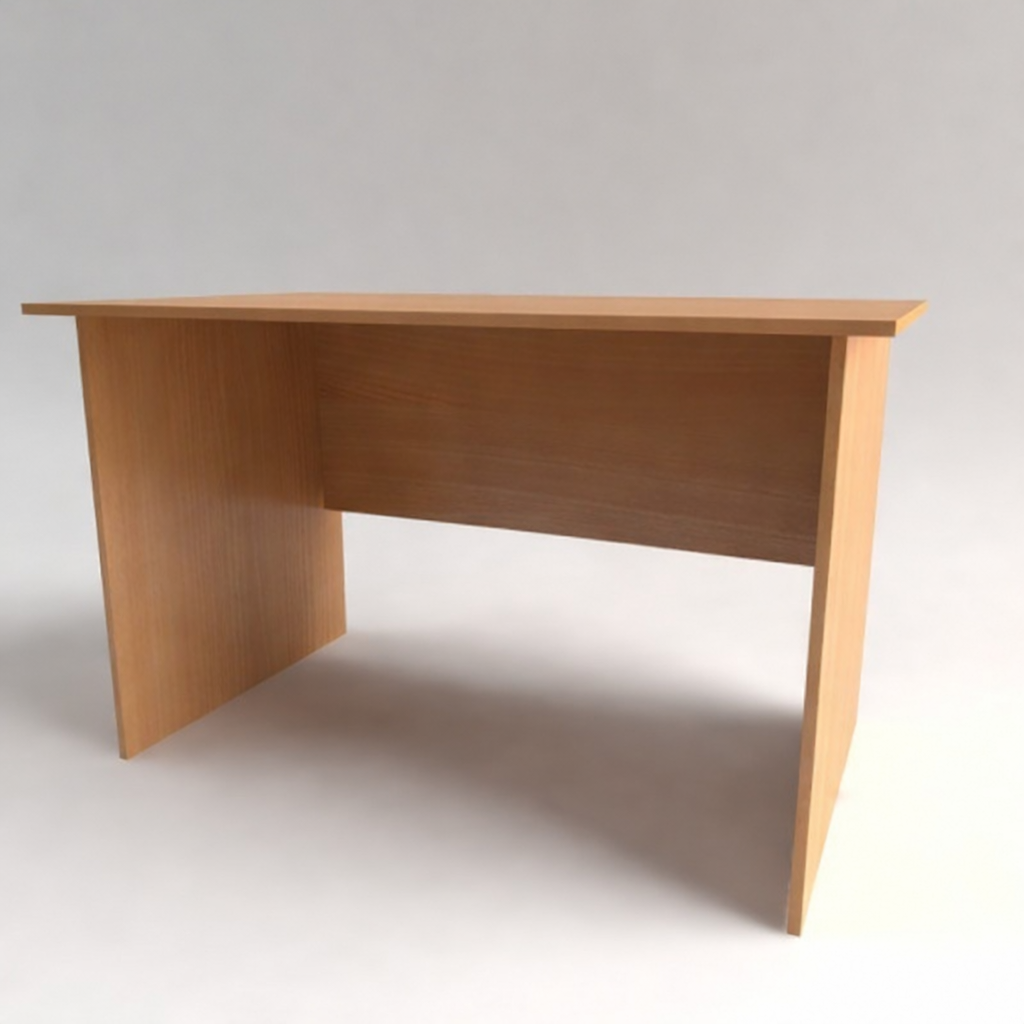 Письмовий П-подібний стіл, матеріал корпусу - ЛДСП, MEBLIX, 1200х700х750 мм